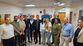 ביקור מנכ"ל מאוחדת בירושלים, צילום: קופת חולים מאוחדת